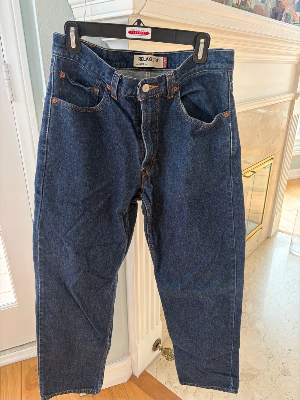Levi's Relaxed Fit Dark Blue Denim Jeans